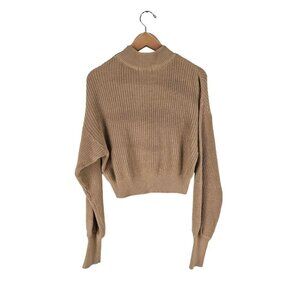 NA-KED Chunky Knit Tan Sweater Medium